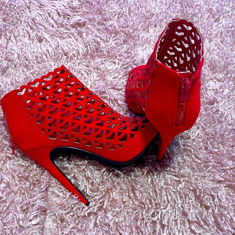 High heels booties from Shoe Dazzle
